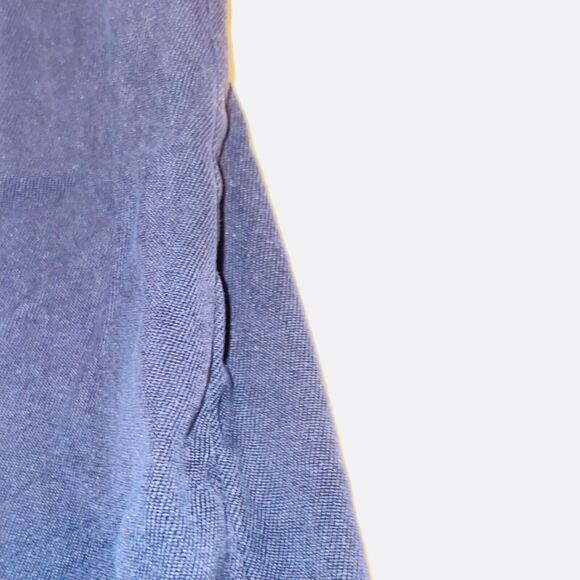 Nat Nast Shirt Mens XL Blue Embroidered Button Up Silk Camp Luxury Originals - Picture 14 of 15